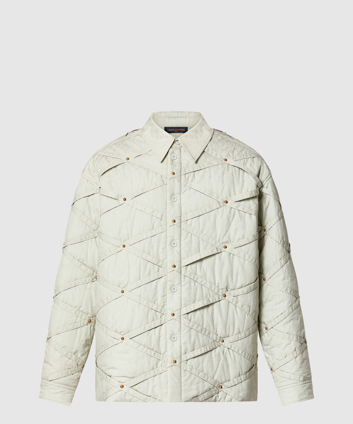 루이비통 모노그램 퀼티드 코튼 오버셔츠 1ABZFU