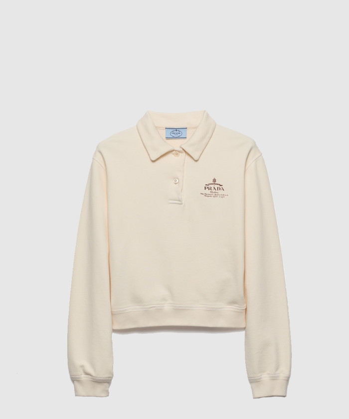 프라다 플리스 폴로 셔츠 134704