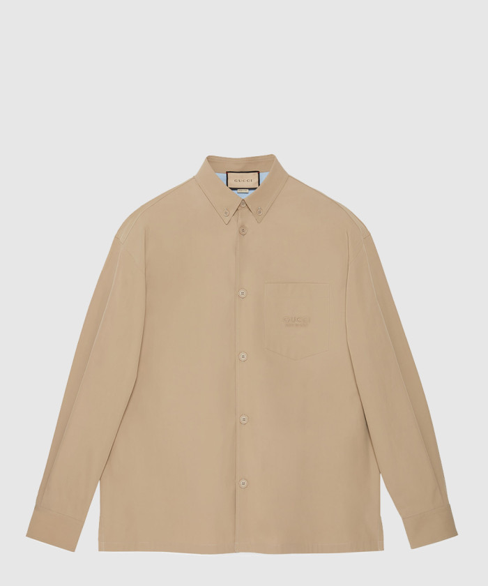 구찌 헤비 코튼 포플린 셔츠 762164