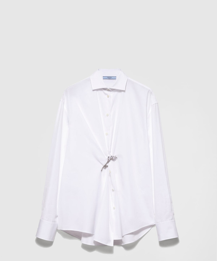 프라다 포플린 셔츠 P451HR