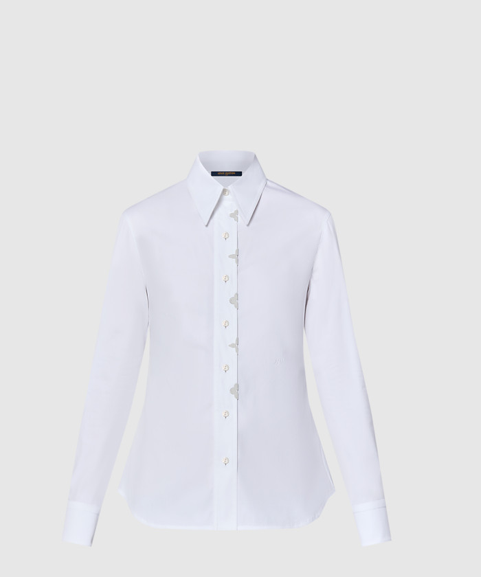 루이비통 모노그램 플라워 액센트 셔츠 1AGACT