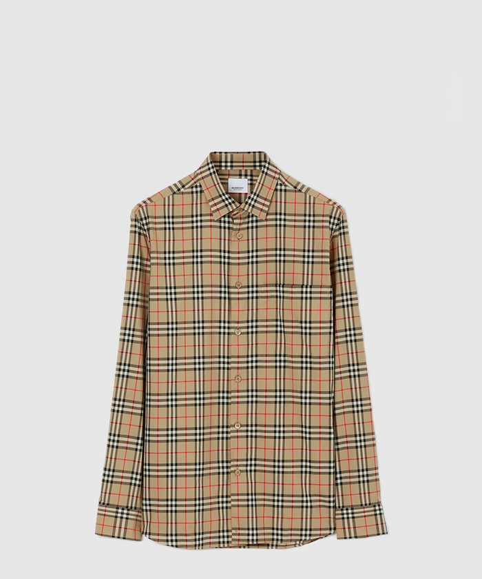 버버리 코튼 포플린 셔츠 80705821