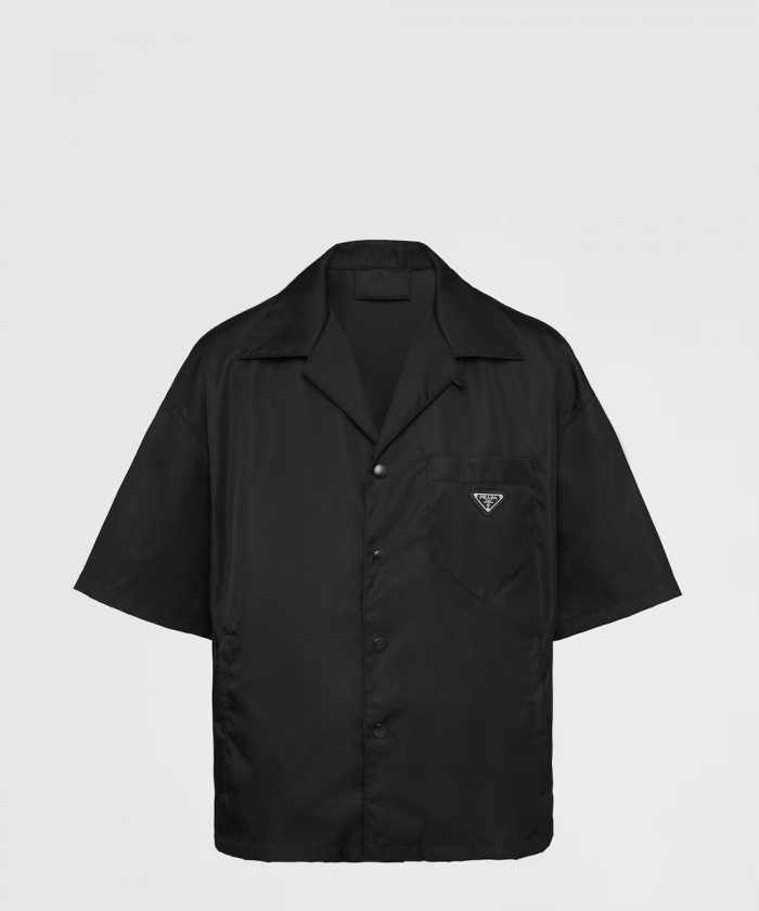 프라다 리나일론 쇼트 슬리브 셔츠 SC4491