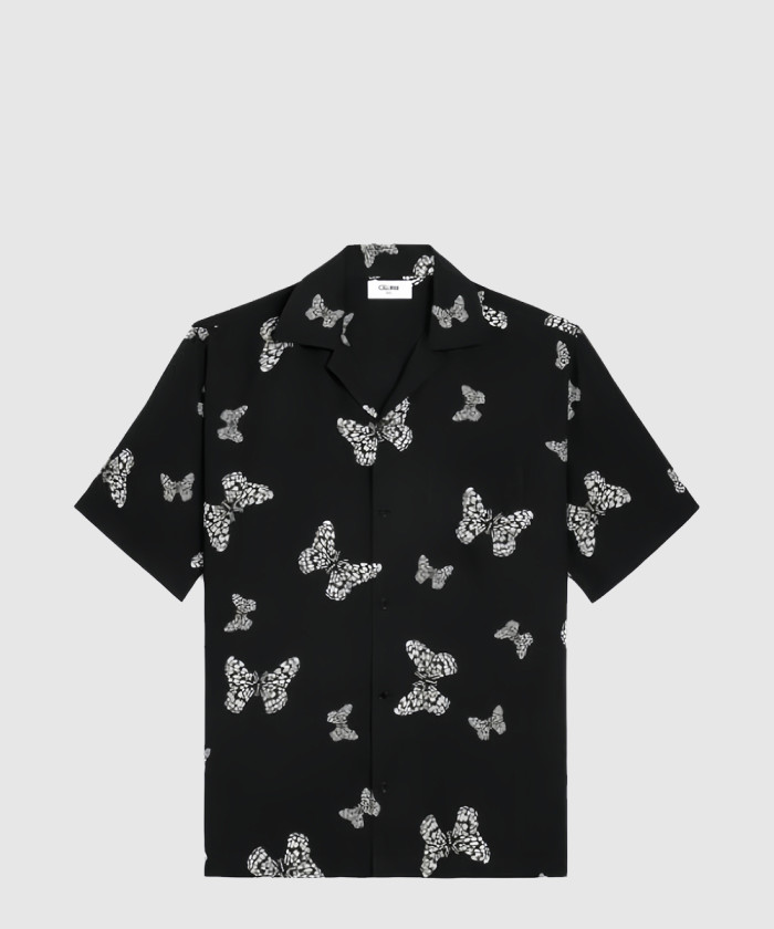 셀린느 컨버터블 카라 프린팅 우븐 셔츠 2C9461