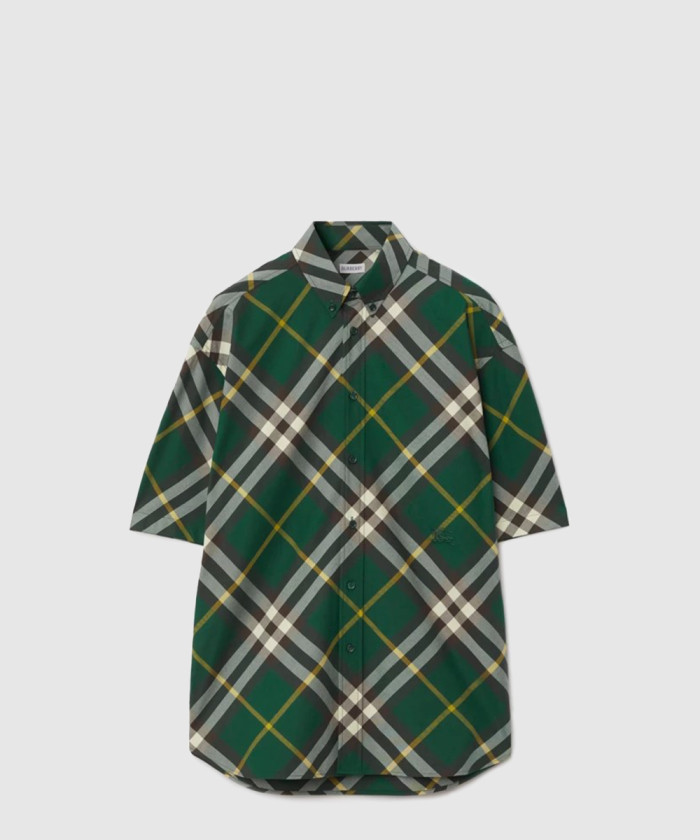 버버리 체크 코튼 셔츠 80829031