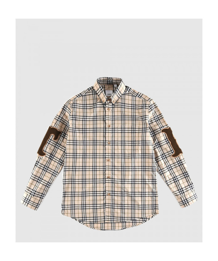 버버리 코튼 로고 셔츠 80423501