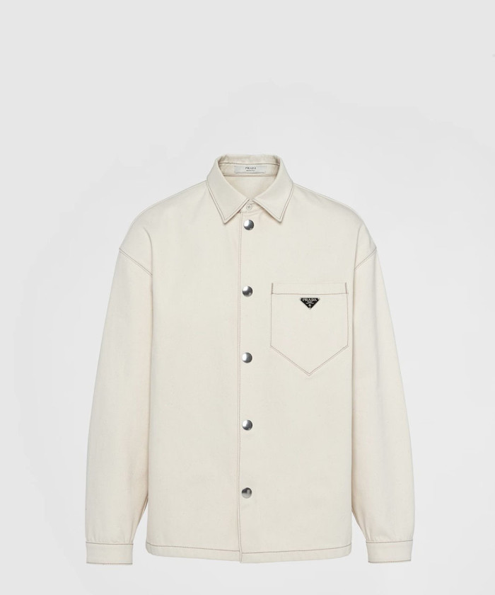 프라다 불 데님 셔츠 GEC066
