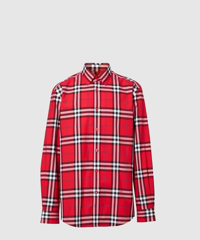 버버리 코튼 포플린 셔츠 80208641