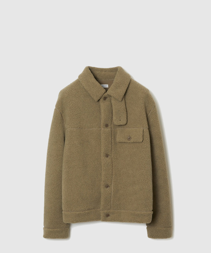 버버리 플리스 오버 셔츠 자켓 80776171