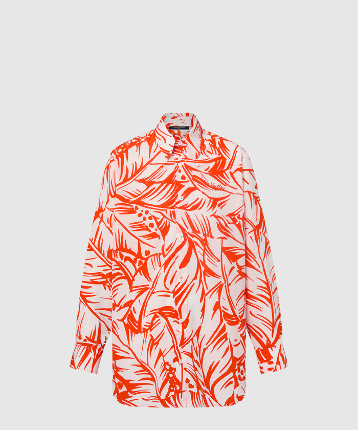 루이비통 팜 프린트 실크 셔츠 1AFSAU