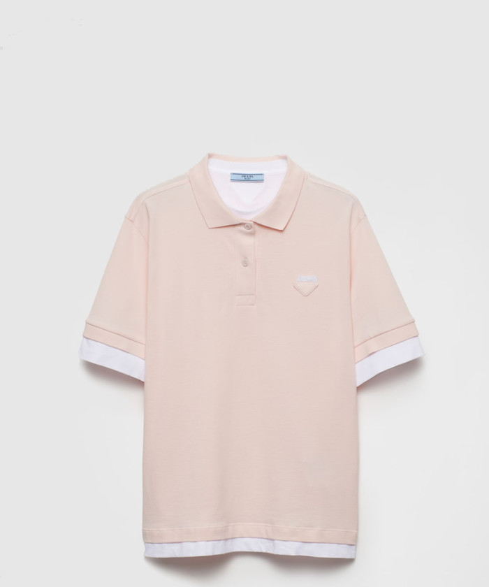 프라다 피케 및 저지 폴로 셔츠 395861