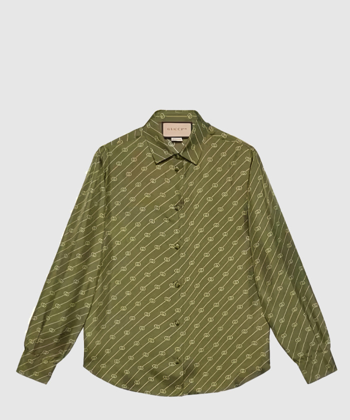 구찌 프린트 패브릭 셔츠 678165