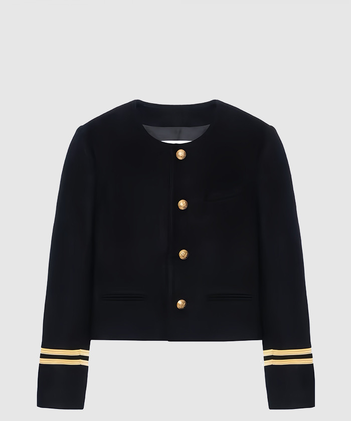 셀린느 샤세르 재킷 캐시미어 플란넬 2V75F6