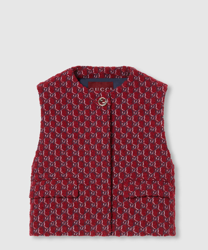 구찌 GG 부클레 베스트 자켓 790220