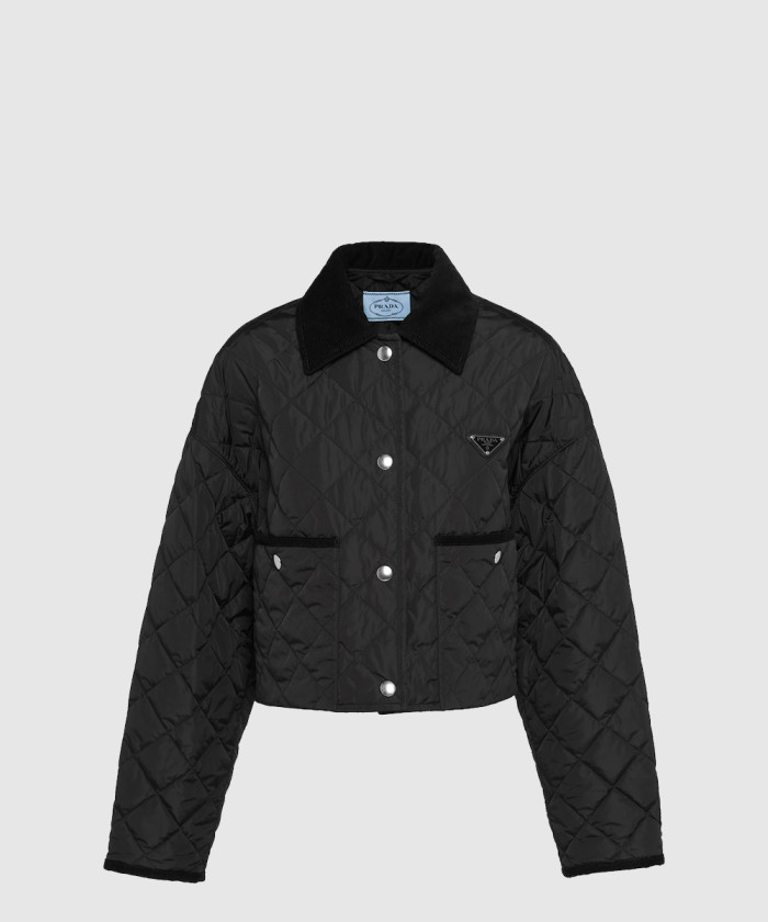 프라다 라이트 리나일론 크롭 재킷 29X166