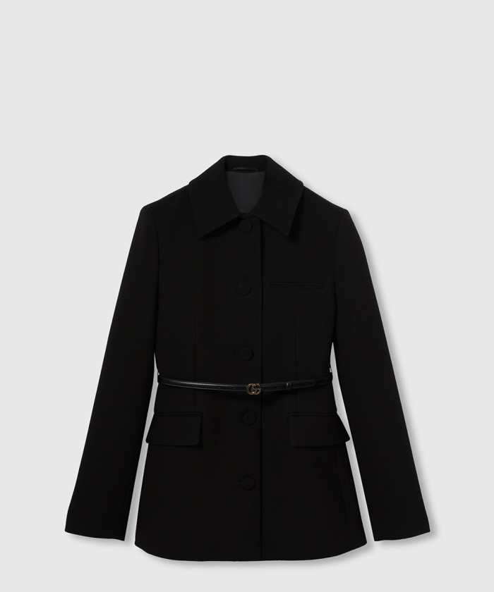 구찌 울 크레이프 재킷 802694