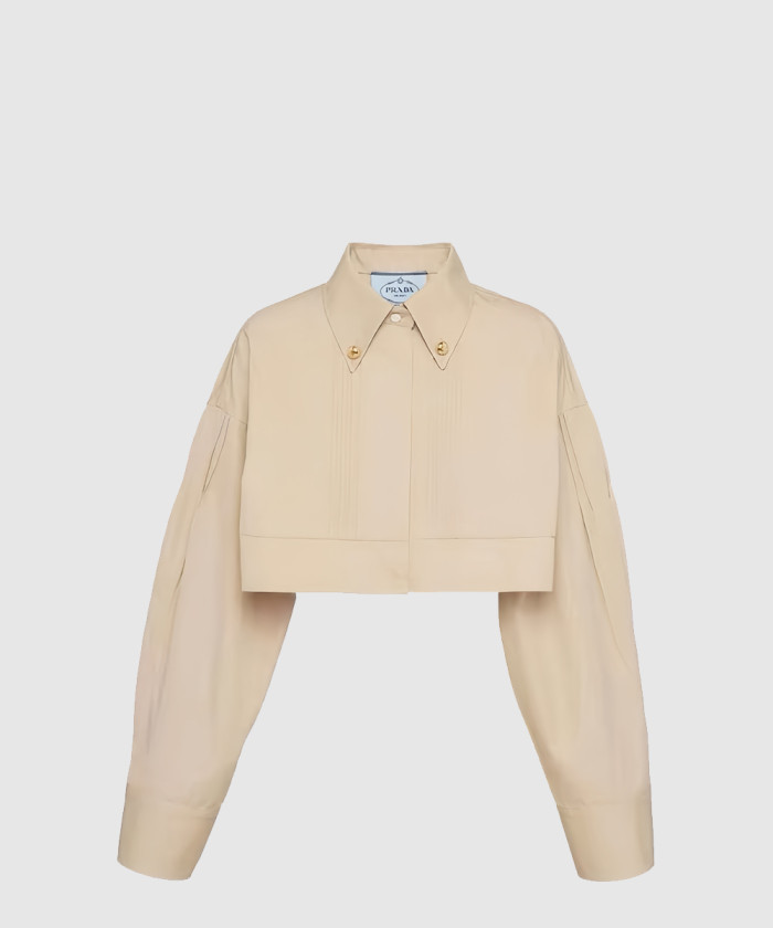 셀린느 크롭 포플린 재킷 코드 P539O1