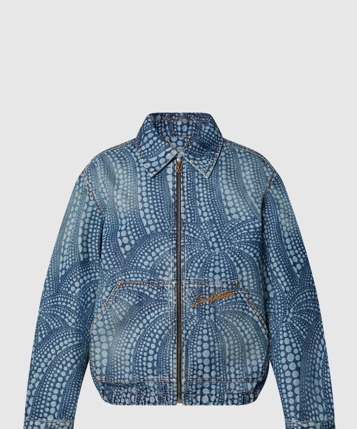 루이비통 올오버 펌킨 데님 블루종 1AB6OO