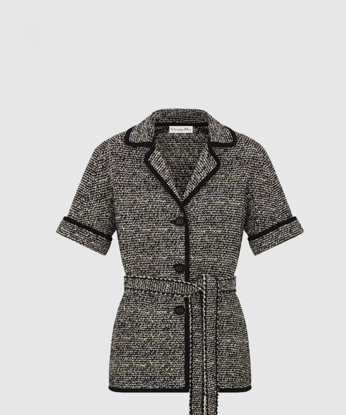 디올 반소매 벨트 재킷 454V0