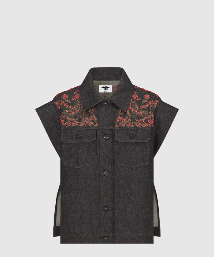 디올 자수 재킷 412V1