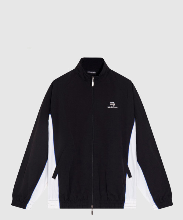 발렌시아가 스포츠 아이콘 스몰 핏 트랙수트 자켓