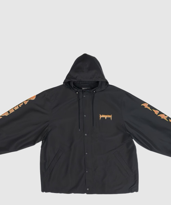 발렌시아가 로고 프린트 윈드브레이커