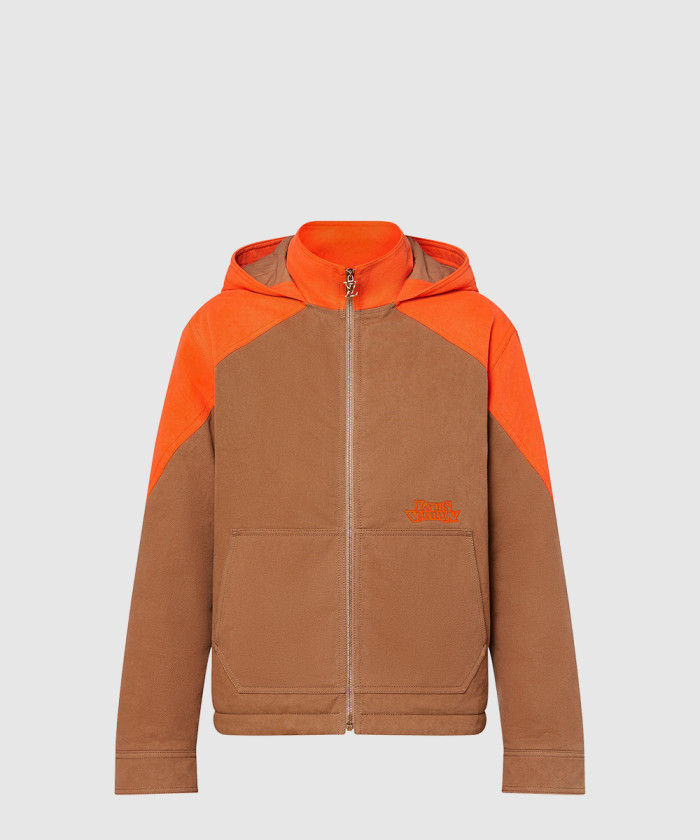 루이비통 후드 패딩 데님 재킷 1AATE4