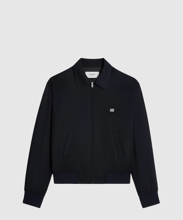 셀린느 트리옹프 블루종 재킷 2W47B5