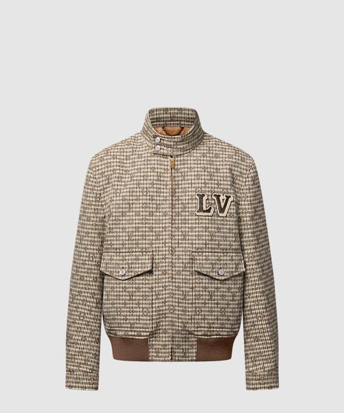 루이비통 모노그램 울 해링턴 블루종 1AGIP0