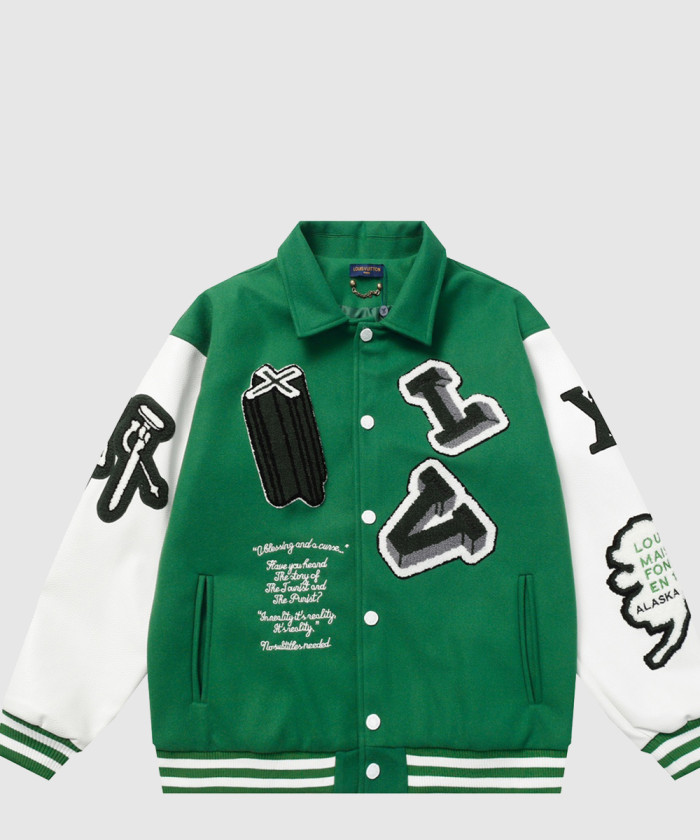 루이비통 바시티 레더 블루종 1A98D3