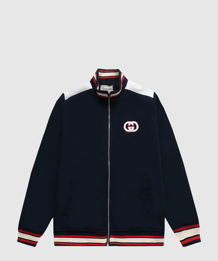 구찌 코튼 저지 지퍼 자켓 706412