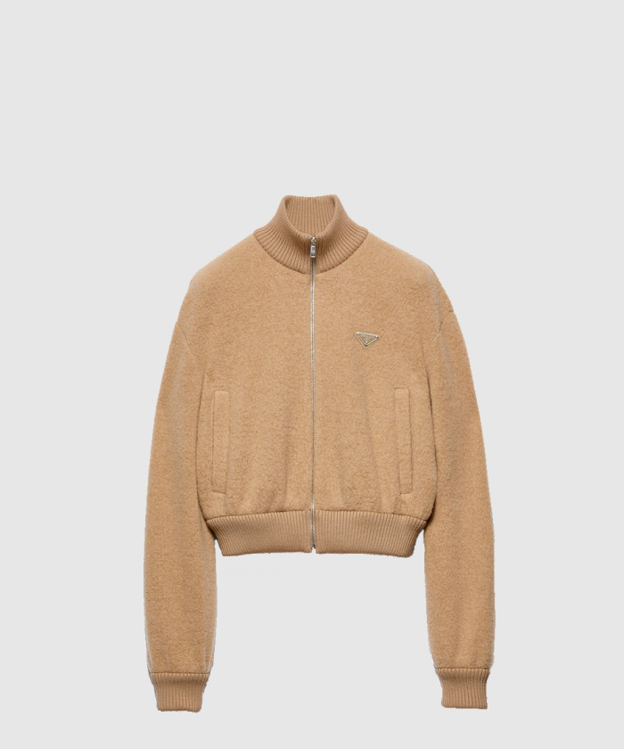 프라다 코튼 플리스 지퍼 재킷 138630