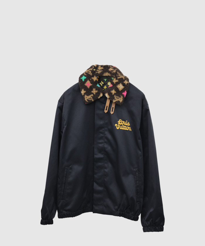 루이비통 코튼 에비에이터 재킷 위드 모노그램 플리스 칼라 1AFPTM