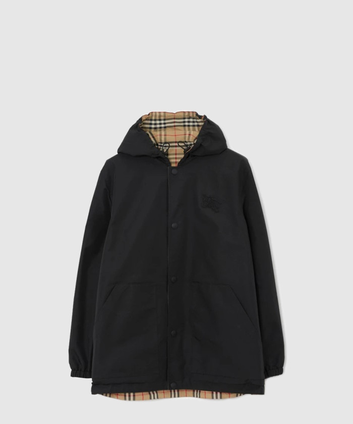 버버리 체크 나일론 리버서블 자켓 80746881