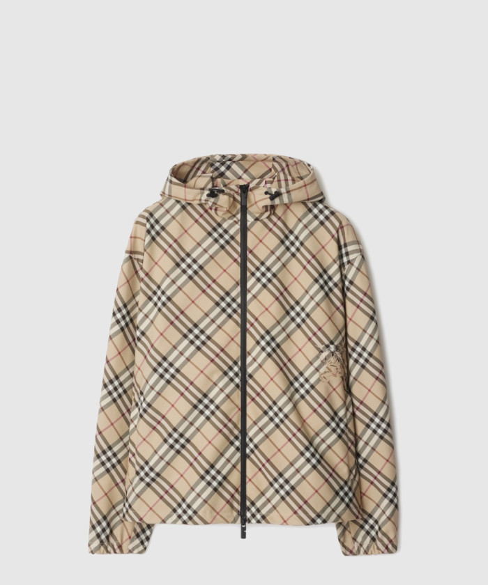 버버리 체크 트윌 재킷 81014931