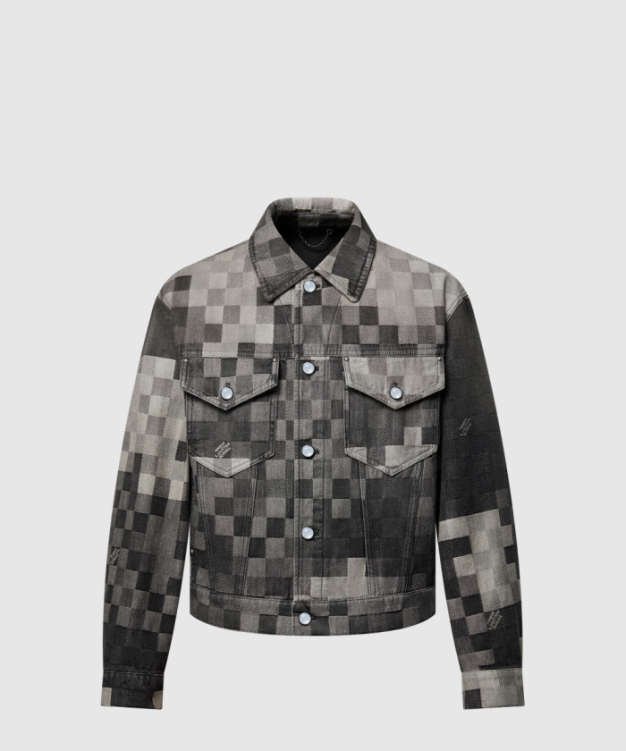 루이비통 다모플라주 클래식 데님 재킷 1AHEBF