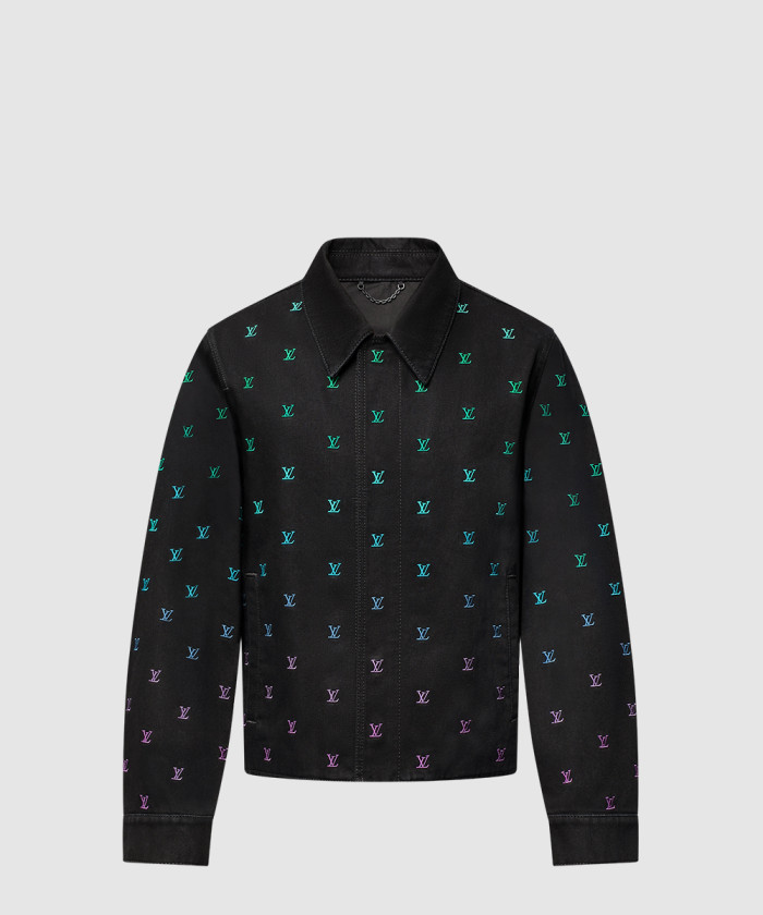 루이비통 블라종 그라디언트 엠브로이더드 데님 코치 재킷 1AGTEB