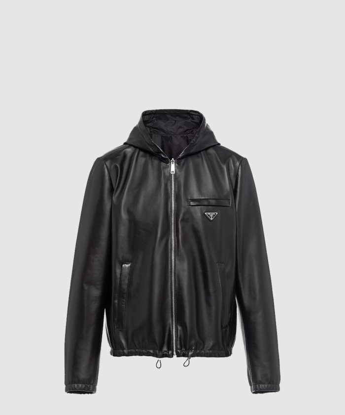 프라다 리버서블 나파 및 리나일론 블루종 재킷 UPW281