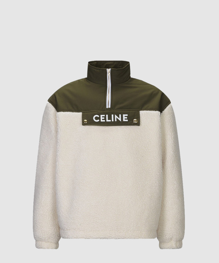 셀린느 자켓 인 캐시미어 시어링 2W8185