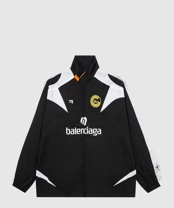 발렌시아가 로고 프린트 재킷