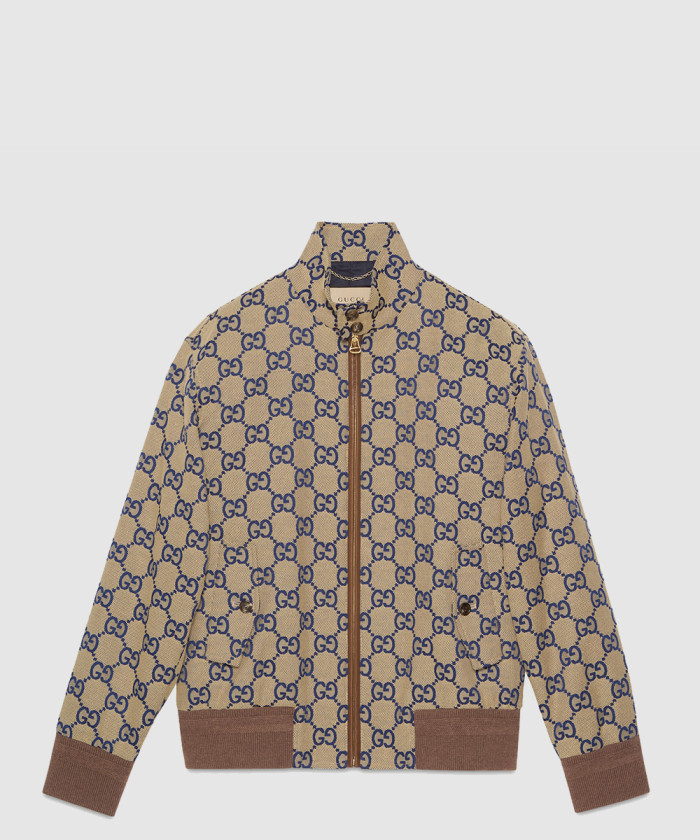 구찌 맥시 GG 캔버스 집업 재킷 774128