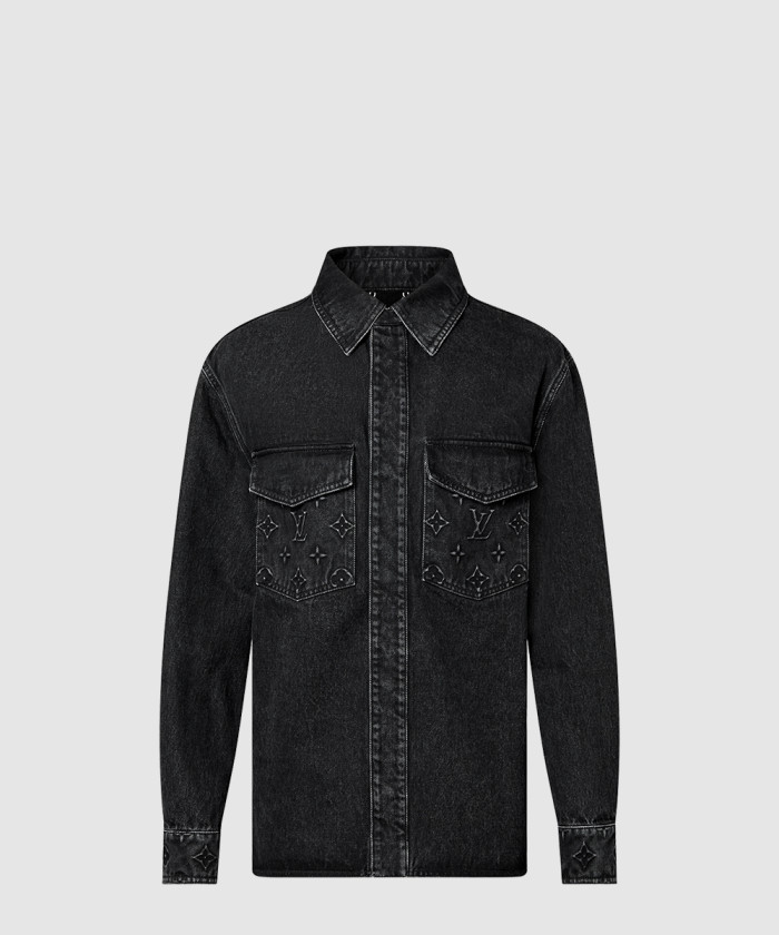 루이비통 데님 재킷 셔츠 1AFAX1