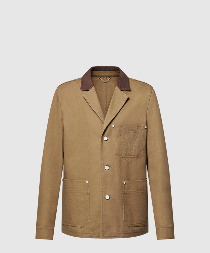 루이비통 테일러드 워크웨어 코튼 캔버스 재킷 1AGJ70