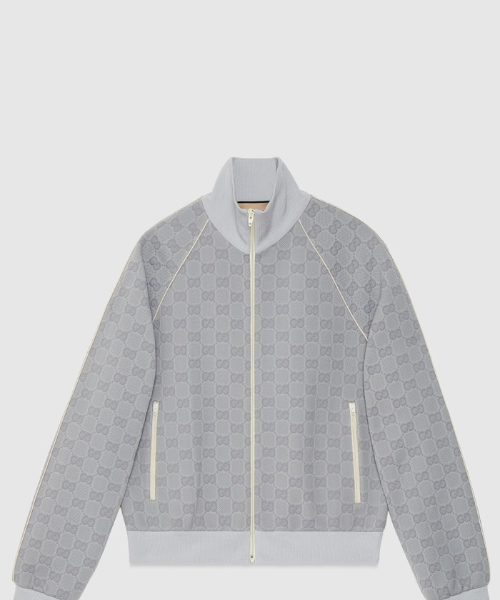 구찌 나일론 자카드 집업 자켓 라이트 768573