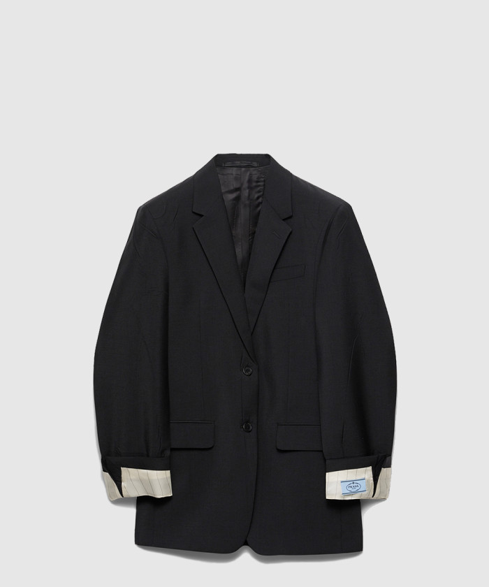 구찌 싱글브레스트 키드 모헤어 재킷 P547P