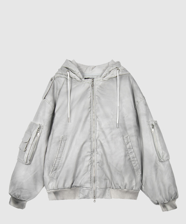 발렌시아가 로고 집업 자켓