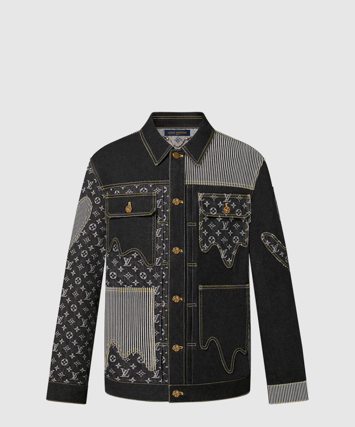 루이비통 모노그램 크레이지 데님 워크웨어 재킷 1A9GEF