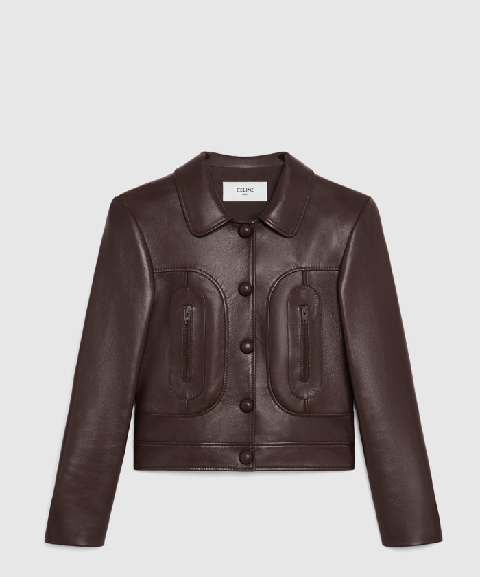 셀린느 스트레이트 핏 블루종 재킷 2EK245