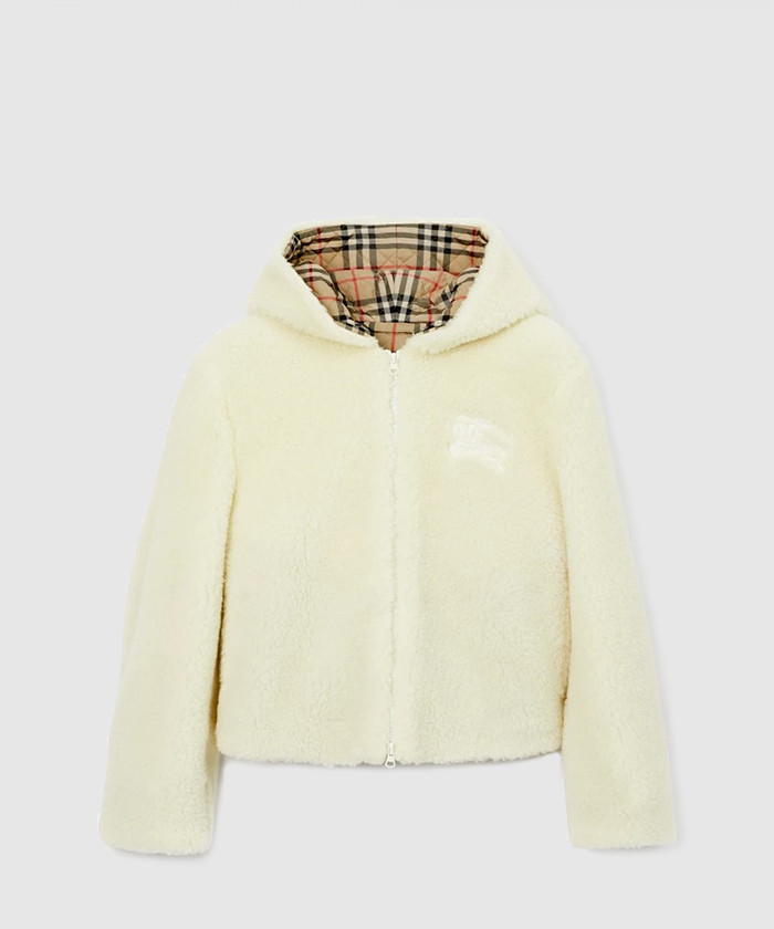 버버리 플리스 후드 자켓 80720601