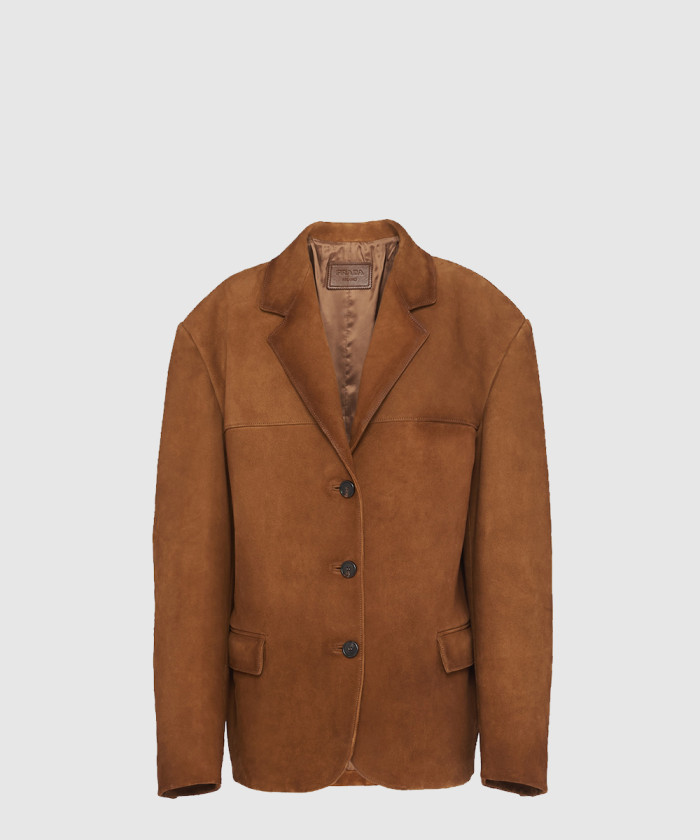 프라다 스웨이드 재킷 55824